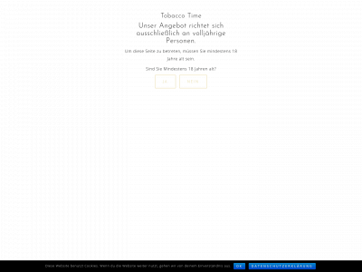 tobaccotime.de snapshot