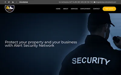 alertsecuritynetwork.com snapshot