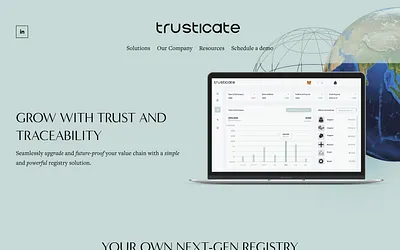trusticate.io snapshot