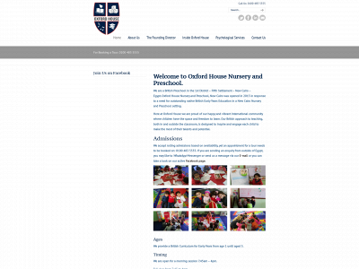 oxford-house-school.com snapshot
