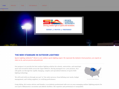 www.sportslightingauthority.com snapshot