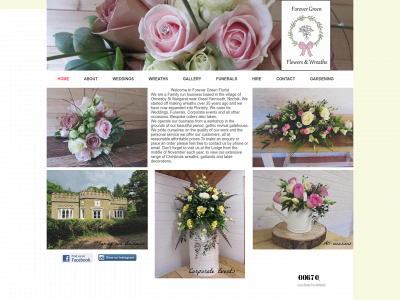 forevergreenflowersandwreaths.co.uk snapshot