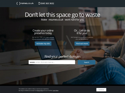 resumeo.co.uk snapshot