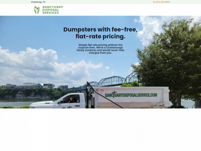 sanctuarydisposalservice.com snapshot