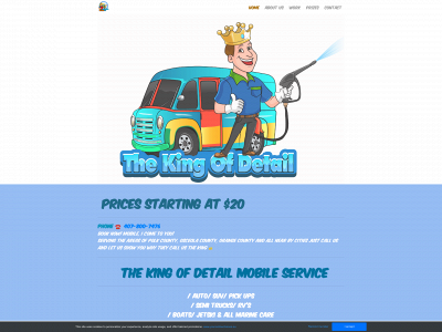 thekingofdetail.com snapshot