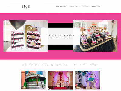 eventsbyemonica.com snapshot