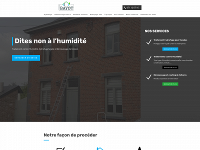 entreprise-bayot.be snapshot