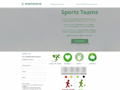 sportscovid.com snapshot