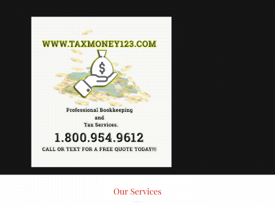 taxmoney123.com snapshot