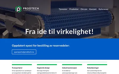 prodtech.no snapshot