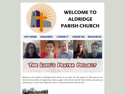 aldridgeparish.org.uk snapshot