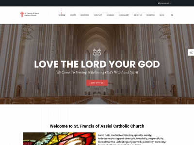 stfrancisguthrie.org snapshot