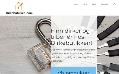 dirkebutikken.com snapshot