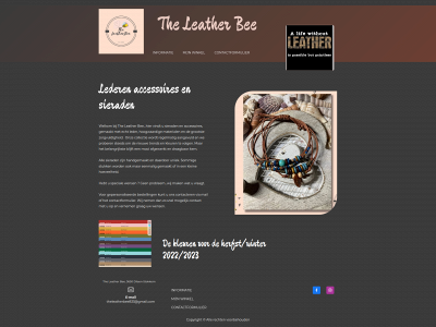 theleatherbee.be snapshot