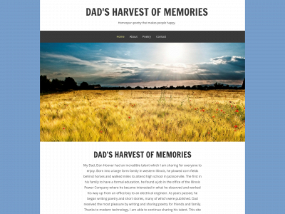 dadsharvestofmemories.com snapshot
