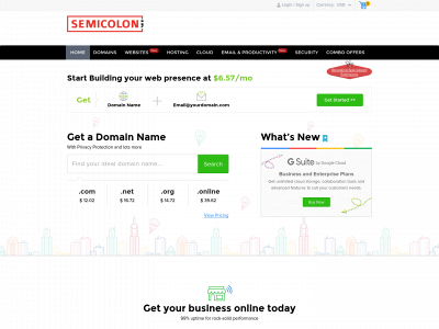 semicolonportal.com snapshot