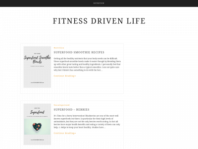 fitnessdrivenlife.com snapshot