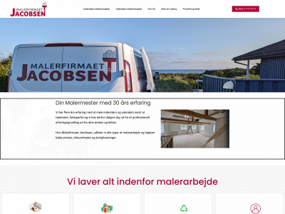 malerfirmaetjacobsen.dk snapshot