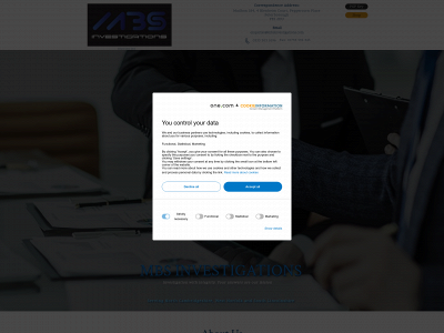 mbsinvestigations.com snapshot