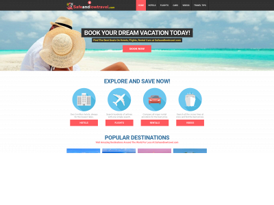 safeandlowtravel.com snapshot