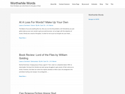 warrenwriter.com snapshot