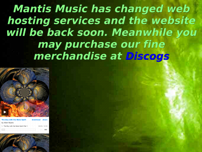 mantismusic.us snapshot