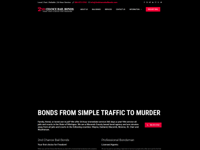 2ndchancebailbonds.com snapshot