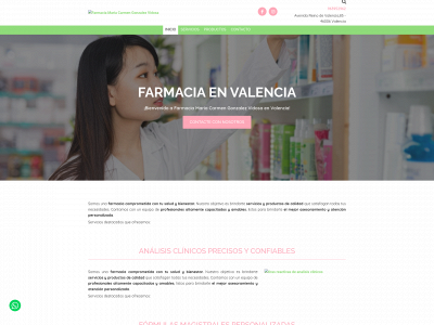 farmaciagonzalezvidosa.com snapshot