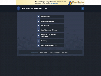 troyroofinglosangeles.com snapshot