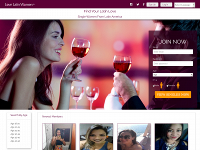 lovelatinwomen.com snapshot