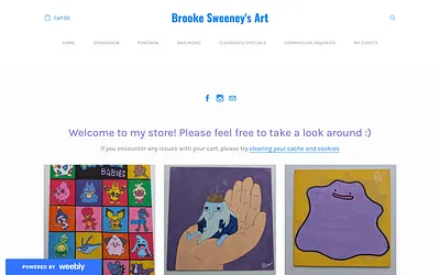 www.brookesweeneysart.com snapshot