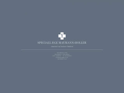 speciallæge-mh.dk snapshot