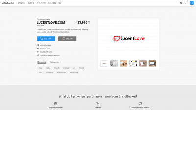 lucentlove.com snapshot