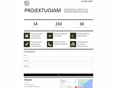 projektuojam.lt snapshot