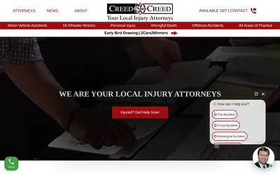 creedlaw.com snapshot