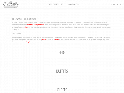 lulawrencefrenchantiques.com snapshot