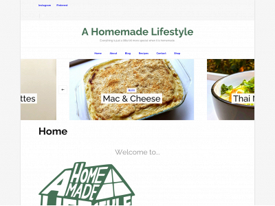 ahomemadelifestyle.com snapshot
