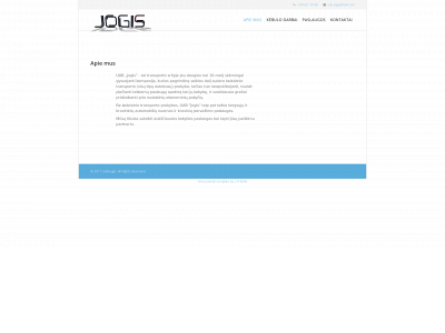 jogis.lt snapshot