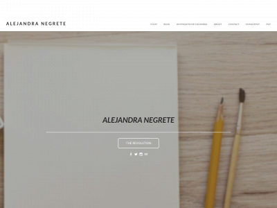 www.alejandranegrete.com snapshot
