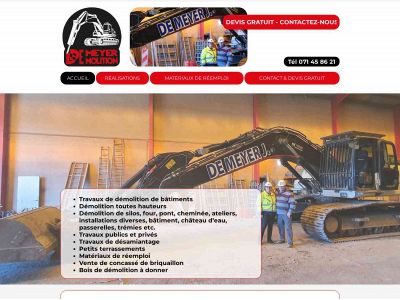 demeyerdemolition.be snapshot