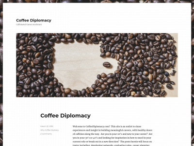 coffeediplomacy.com snapshot