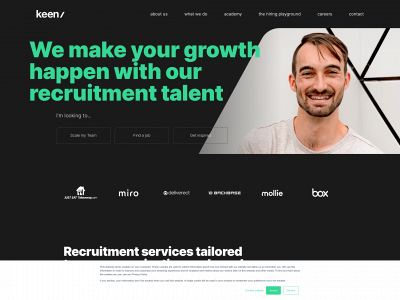 wearekeen.com snapshot