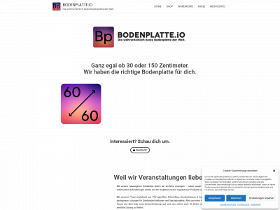 bodenplatte.io snapshot