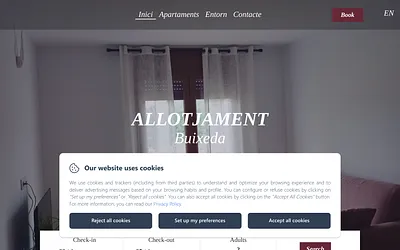 allotjamentbuixeda.com snapshot