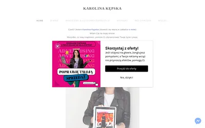 www.karolinakepska.com snapshot