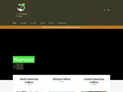 treemendouscoffee.com snapshot