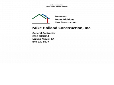 mikehollandconstruction.com snapshot