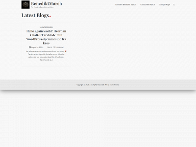 benediktmorch.dk snapshot