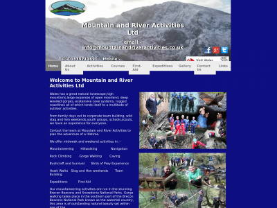 mountainandriveractivities.co.uk snapshot