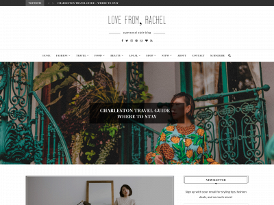 lovefromrachel.com snapshot